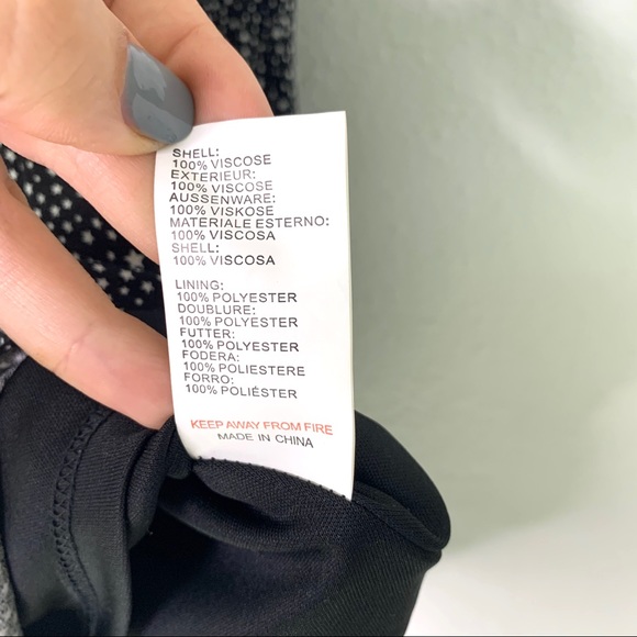 ASOS Glamorous star dot long sleeve mini dress 10 - Picture 7 of 8